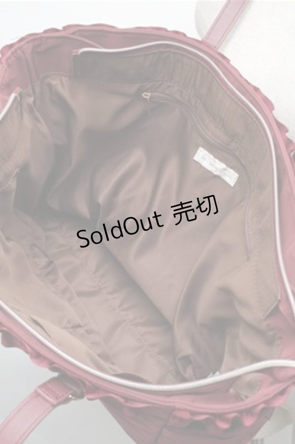 画像4: m petit by misako / トートバッグ  ワイン S-25-12-04-017-LO-BG-HR-ZS (4)