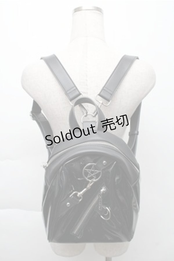 画像2: KILLSTAR / Untamed Mini Backpack  黒 S-25-12-04-019-PU-BG-HR-ZS (2)
