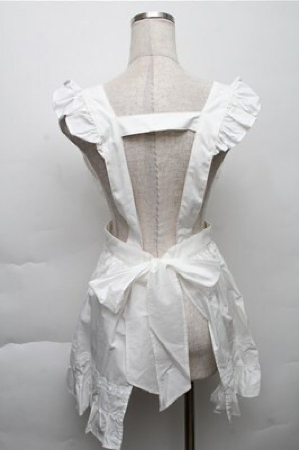 BABY,THE STARS SHINE BRIGHT / ハートエプロン 白 S-25-12-04-023-BA