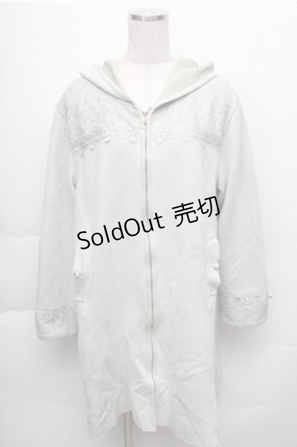 画像1: axes femme / レース使いスエードコート  グリーン S-25-12-04-029-AX-CO-HR-ZS (1)