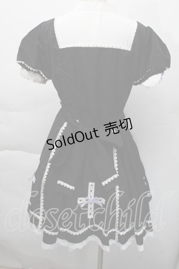 画像2: 中国ロリータ / レースワンピース  黒 S-25-12-06-045-LO-OP-HR-ZS (2)