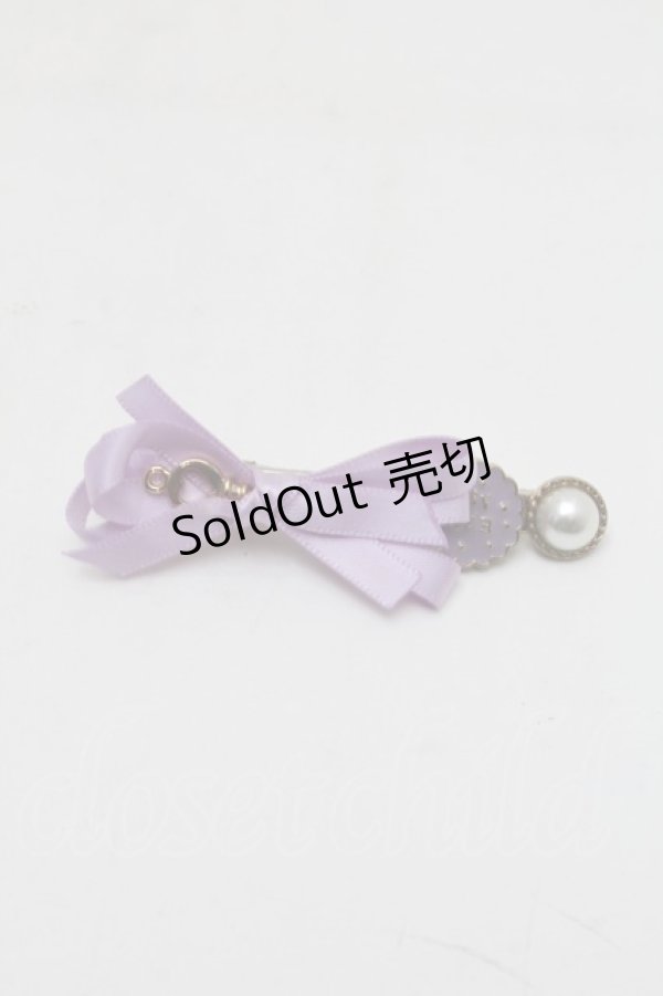 画像1: LOLITA / リボンクリップ  ラベンダー S-25-12-06-002-LO-OP-HR-ZS (1)