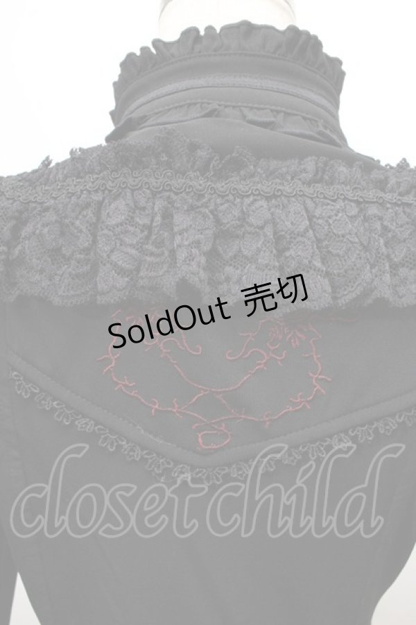 画像3: Ozz oneste / ヨーク襟姫袖トップス  黒 S-25-12-06-020-OO-BL-HR-ZS (3)