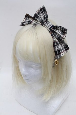 画像: Angelic Pretty / British Bearカチューシャ  オフ S-25-12-07-005-AP-AC-AS-ZS