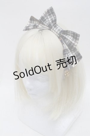 画像: Angelic Pretty / British Bearカチューシャ  オフ S-25-12-07-005-AP-AC-AS-ZS