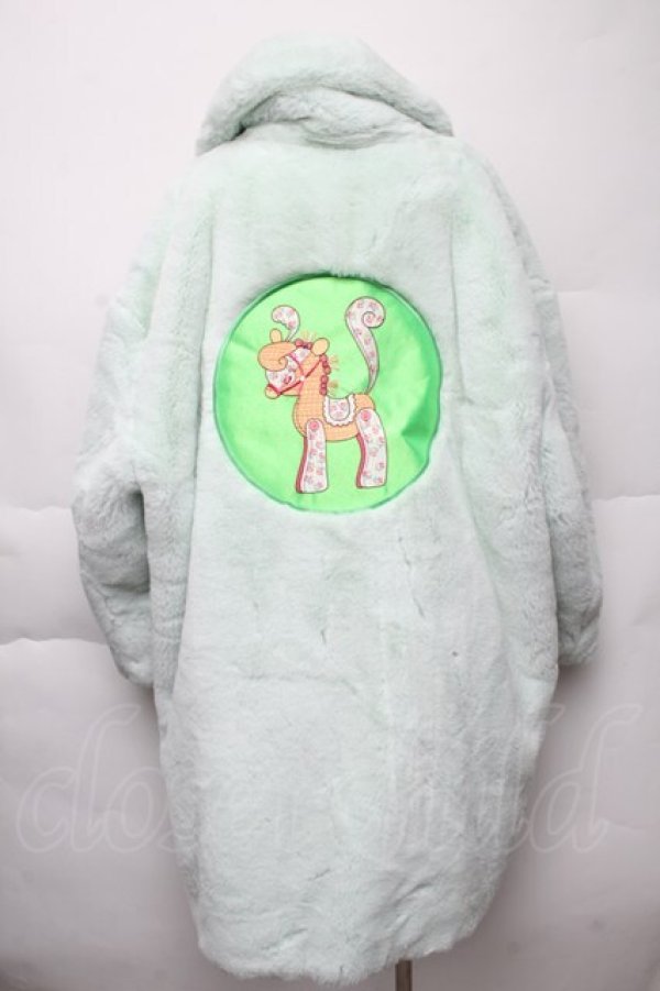 画像2: HEIHEI / ファーコート Free ミント S-25-12-07-045-PU-CO-AS-ZTC041 (2)