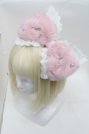 画像: BABY,THE STARS SHINE BRIGHT / Ruban de Noёl Neigeカチューシャ  ピンク S-25-12-07-006-BA-AC-HR-ZS