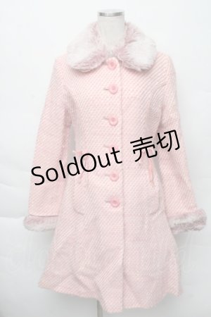 画像: Emily Temple cute / COAT ツイードコート  ピンク S-25-12-07-049-ET-CO-ET-ZS