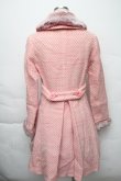 画像2: Emily Temple cute / COAT ツイードコート  ピンク S-25-12-07-049-ET-CO-ET-ZS (2)