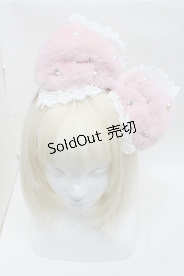 画像2: BABY,THE STARS SHINE BRIGHT / Ruban de Noёl Neigeカチューシャ  ピンク S-25-12-07-006-BA-AC-HR-ZS (2)