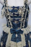 画像3: metamorphose / 【プラスサイズ】Vintage cameo チュールフリルリボンdress  アンティークブルー S-25-12-07-060-ME-OP-HR-ZS (3)