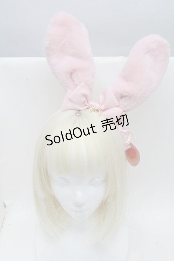 画像2: BABY,THE STARS SHINE BRIGHT / うさみみファーカチューシャ  ピンク S-25-12-07-007-BA-AC-HR-ZS (2)