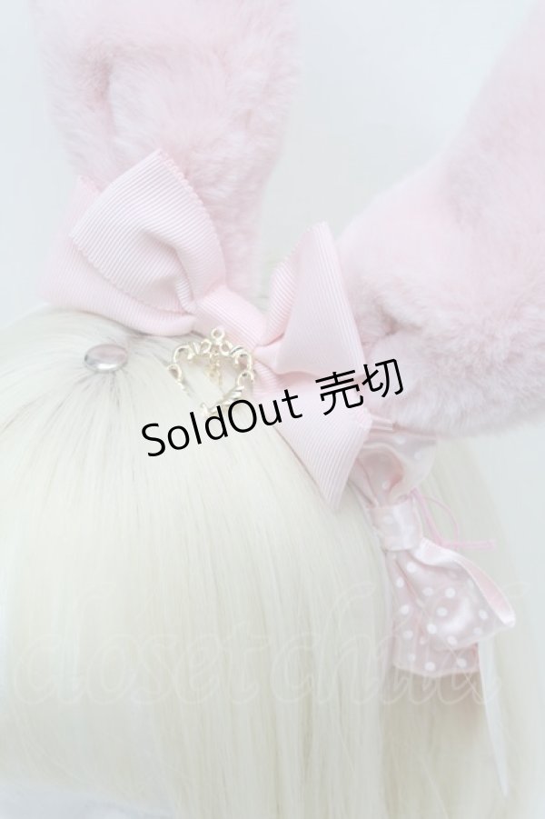 画像3: BABY,THE STARS SHINE BRIGHT / うさみみファーカチューシャ  ピンク S-25-12-07-007-BA-AC-HR-ZS (3)