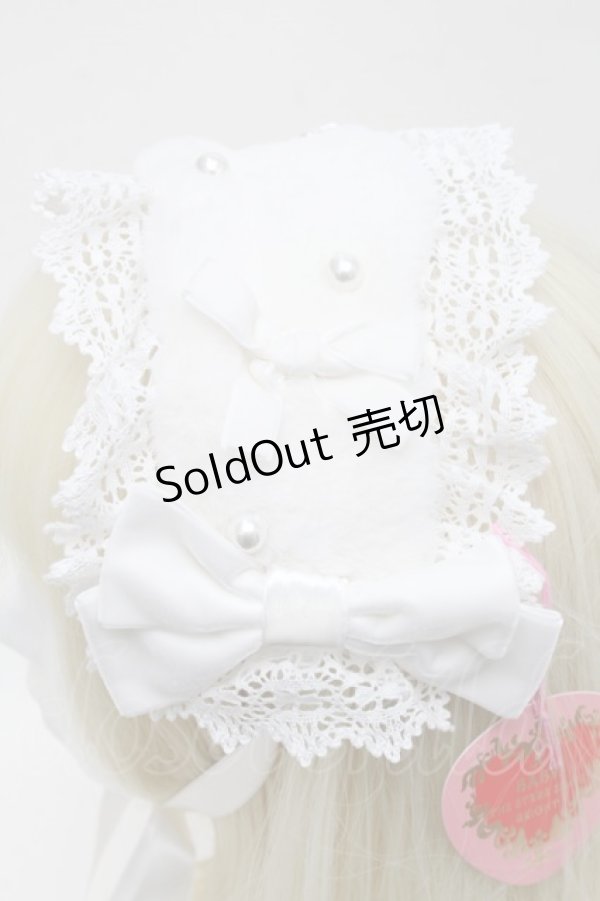 画像2: BABY,THE STARS SHINE BRIGHT / Ruban de Noёl Neigeヘッドドレス  オフ白ｘオフ白 S-25-12-07-009-BA-ZA-HR-ZS (2)