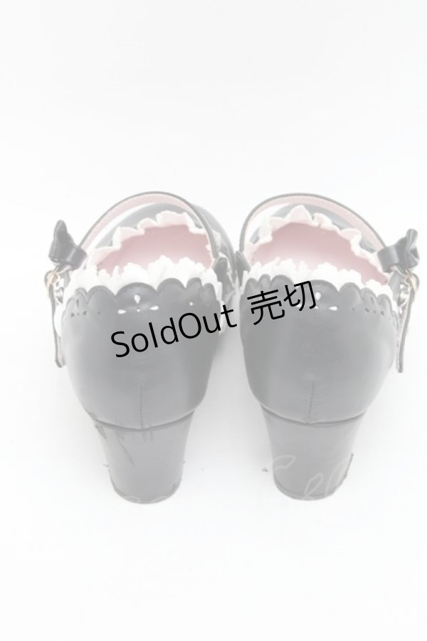 画像3: BABY,THE STARS SHINE BRIGHT / マリィ・ワンストラップシューズ L 黒ｘ白 S-25-12-07-016-BA-SH-AS-ZS (3)