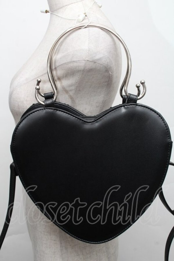 BABY,THE STARS SHINE BRIGHT / リボンハートバッグ 黒 S-25-12-07-019