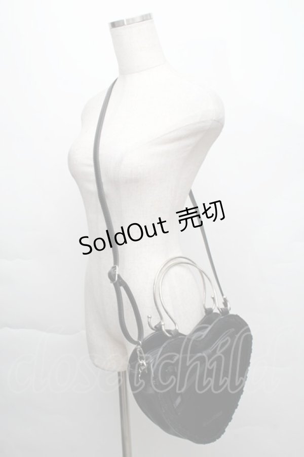 画像4: BABY,THE STARS SHINE BRIGHT / リボンハートバッグ  黒 S-25-12-07-019-BA-JA-AS-ZS (4)