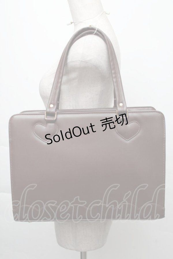 画像2: BABY,THE STARS SHINE BRIGHT / ２こリボンBag  ブラウン S-25-12-07-020-BA-JA-HR-ZS (2)