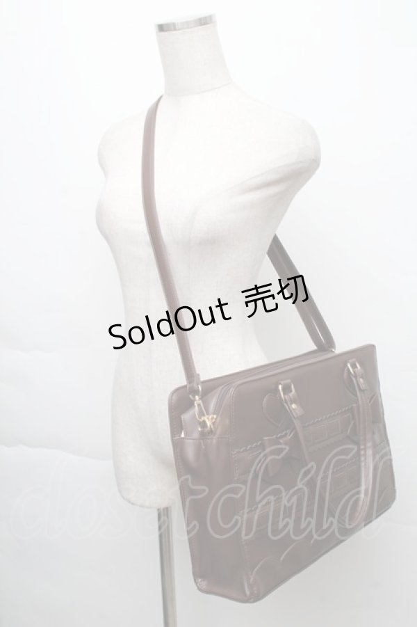 画像4: BABY,THE STARS SHINE BRIGHT / ２こリボンBag  ブラウン S-25-12-07-020-BA-JA-HR-ZS (4)