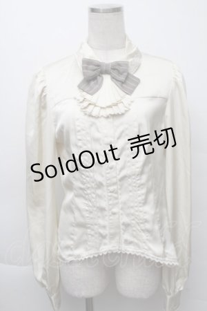 画像: Hoshibako Works / 襟刺繍ブラウス  オフ S-25-12-07-024-LO-BL-AS-ZS