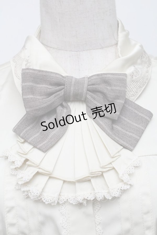 画像3: Hoshibako Works / 襟刺繍ブラウス  オフ S-25-12-07-024-LO-BL-AS-ZS (3)