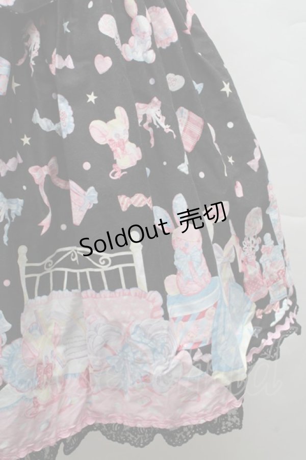 画像4: Angelic Pretty / ドリーミィドールハウスラウンドジャンパースカート  黒 S-25-12-08-046-AP-OP-AS-ZS (4)