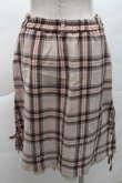 画像2: axes femme / チェックタイトスカート M ベージュ S-25-12-08-054-AX-SK-HR-ZS (2)