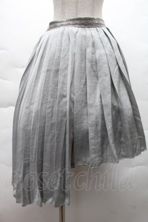 画像: axes femme / アシンメトリープリーツスカート M ミント S-25-12-08-055-AX-SK-HR-ZS