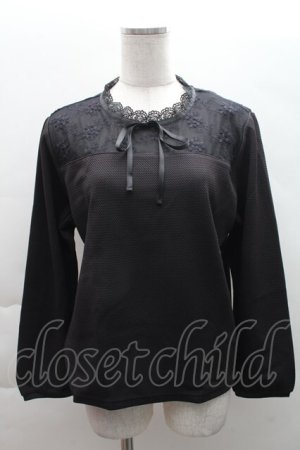画像: LOLITA / トップス  黒 S-25-12-08-016-LO-TO-AS-ZS