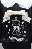 画像3: Princess Melody / CATプリントセーラー襟トレーナー  黒Ｘ白 S-25-12-08-017-EL-TO-AS-ZS (3)