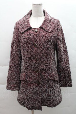 画像: axes femme / フロッキーコート  パープル S-25-12-08-018-AX-CO-HR-ZS