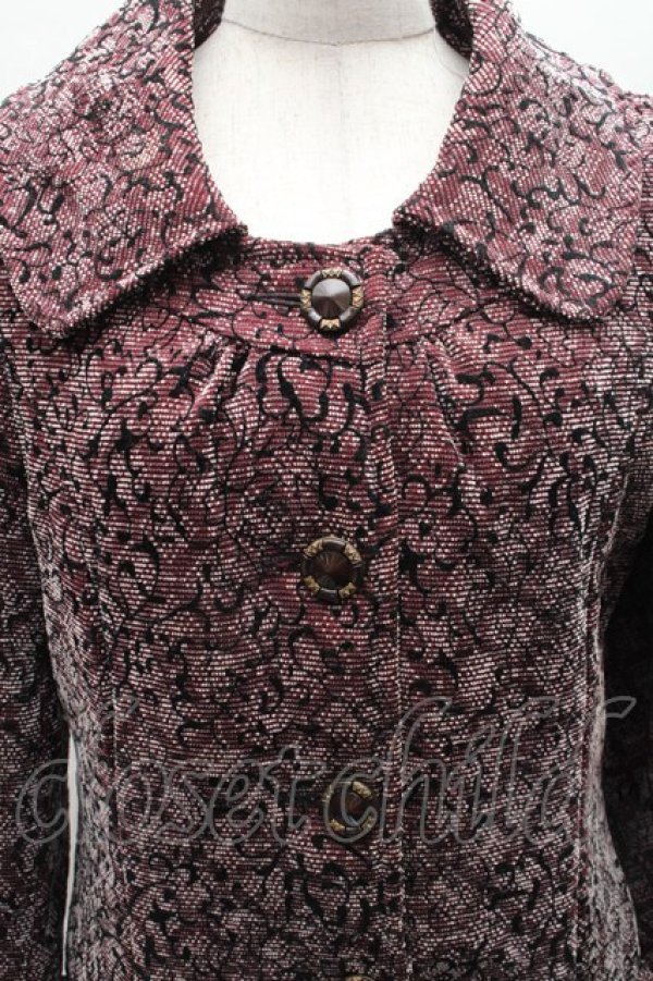 画像3: axes femme / フロッキーコート  パープル S-25-12-08-018-AX-CO-HR-ZTC042 (3)