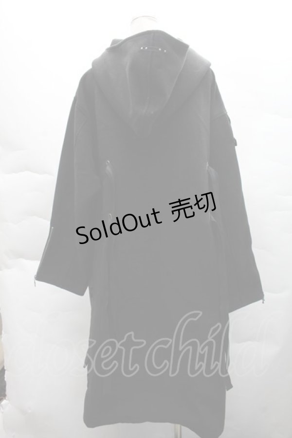 画像2: Ozz Croce / ロングコート  黒 S-25-12-08-025-OO-CO-AS-ZS (2)