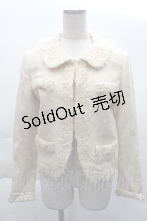 画像: Jane Marple / リボンポケットジャケット  オフ S-25-12-08-029-JM-JA-AS-ZS