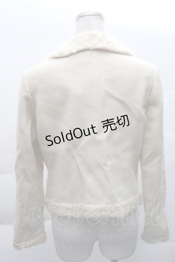 画像2: Jane Marple / リボンポケットジャケット  オフ S-25-12-08-029-JM-JA-AS-ZS (2)