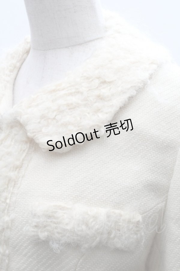 画像3: Jane Marple / リボンポケットジャケット  オフ S-25-12-08-029-JM-JA-AS-ZS (3)