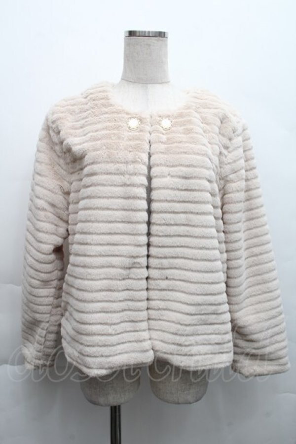 画像1: axes femme / ファージャケット  ベージュ S-25-12-11-042-AX-CO-HR-ZS (1)