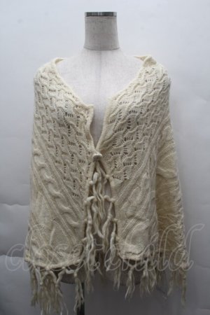 画像: axes femme / ニットストール  キナリ S-25-12-11-004-AX-ZA-HR-ZS