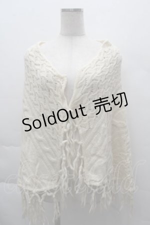 画像: axes femme / ニットストール  キナリ S-25-12-11-004-AX-ZA-HR-ZS