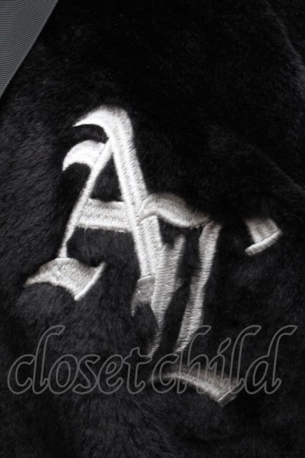 画像3: Amilige / バイカラーファーブルゾン  黒ｘ白 S-25-12-11-045-PU-JA-HR-ZS (3)