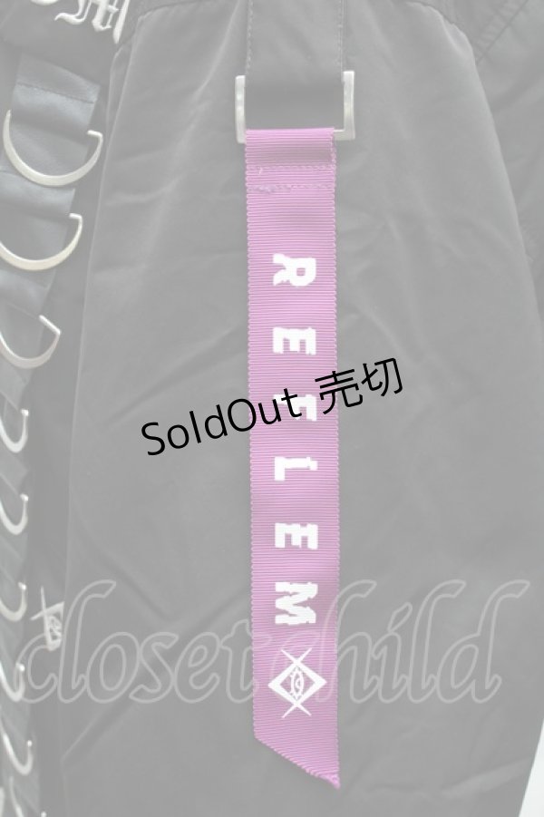 画像4: REFLEM / ミリタリー中綿ブルゾン  黒 S-25-12-11-048-PU-JA-HR-ZS (4)