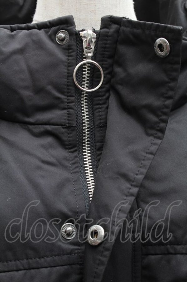 画像7: REFLEM / ミリタリー中綿ブルゾン  黒 S-25-12-11-048-PU-JA-HR-ZS (7)