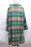 画像2: Jane Marple / タータンチェックコート  グリーン S-25-12-11-051-JM-CO-HR-ZS (2)