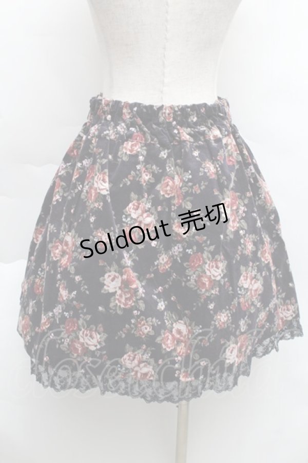 画像2: axes femme / 花柄別珍スカート   S-25-12-11-057-AX-SK-HR-ZS (2)