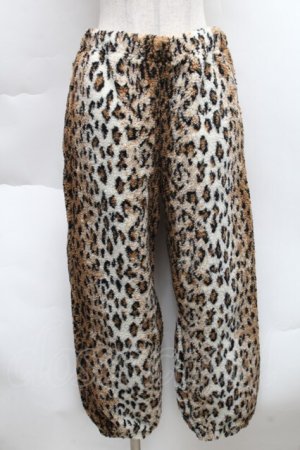 画像: HELL CAT PUNKS / レオパードパンツ  ブラウン S-25-12-11-058-PU-PA-AS-ZS