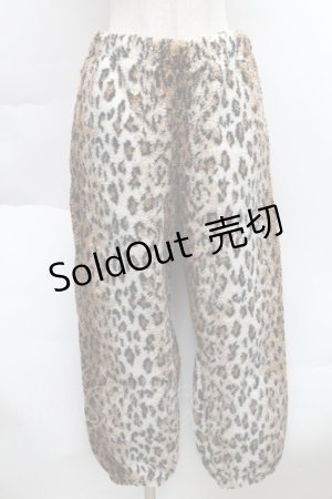 画像: HELL CAT PUNKS / レオパードパンツ  ブラウン S-25-12-11-058-PU-PA-AS-ZS