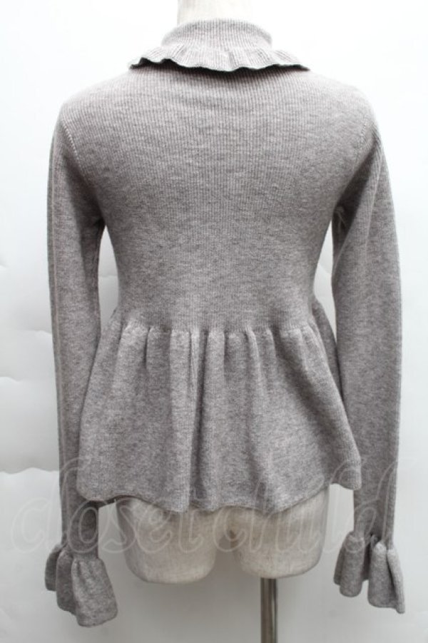 画像2: Candy Stripper / ハイネックニットトップス  グレー S-25-12-11-060-PU-TO-AS-ZS (2)