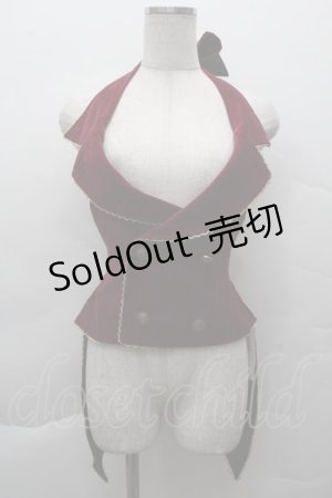 画像: PUTUMAYO / ホルターネックベスト  ワイン S-25-12-11-008-PT-TO-AS-ZS