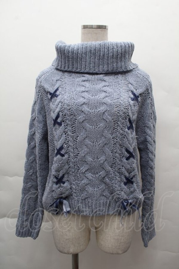 画像1: axes femme / トップス  紺 S-25-12-11-014-AX-TO-HR-ZS (1)