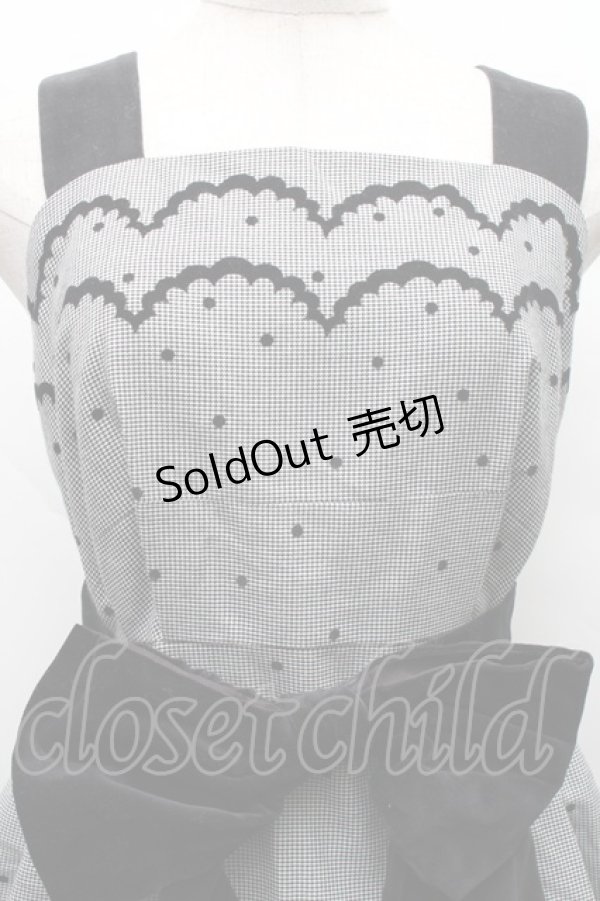 画像3: MILK / フロッキードットジャンパースカート  グレー S-25-12-11-025-ML-OP-AS-ZS (3)